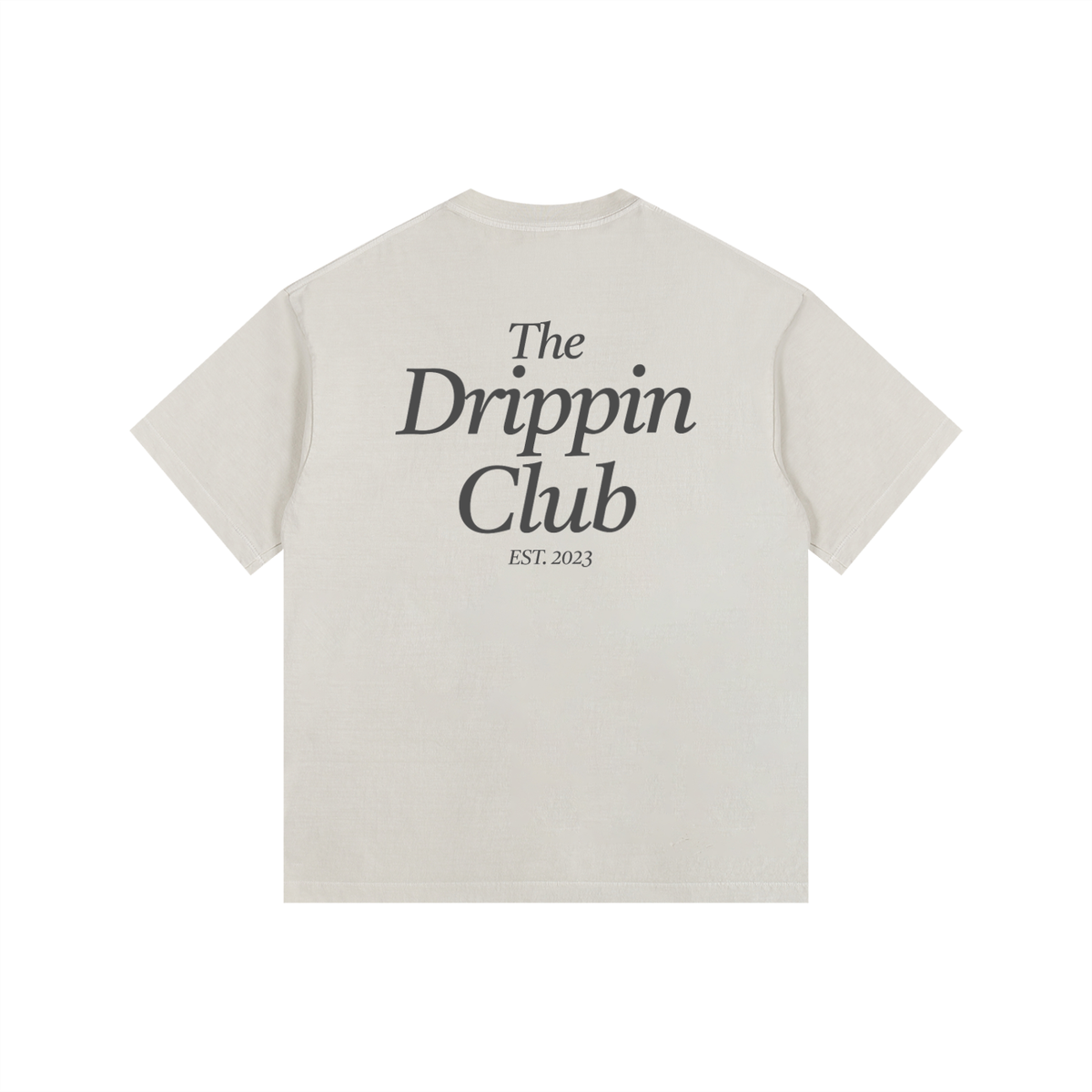 DRIPPIN Club -Vintage Washed Oversized Cotton T-Shirt