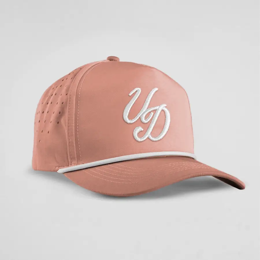 Cursive Drippin Hat - Soft Clay