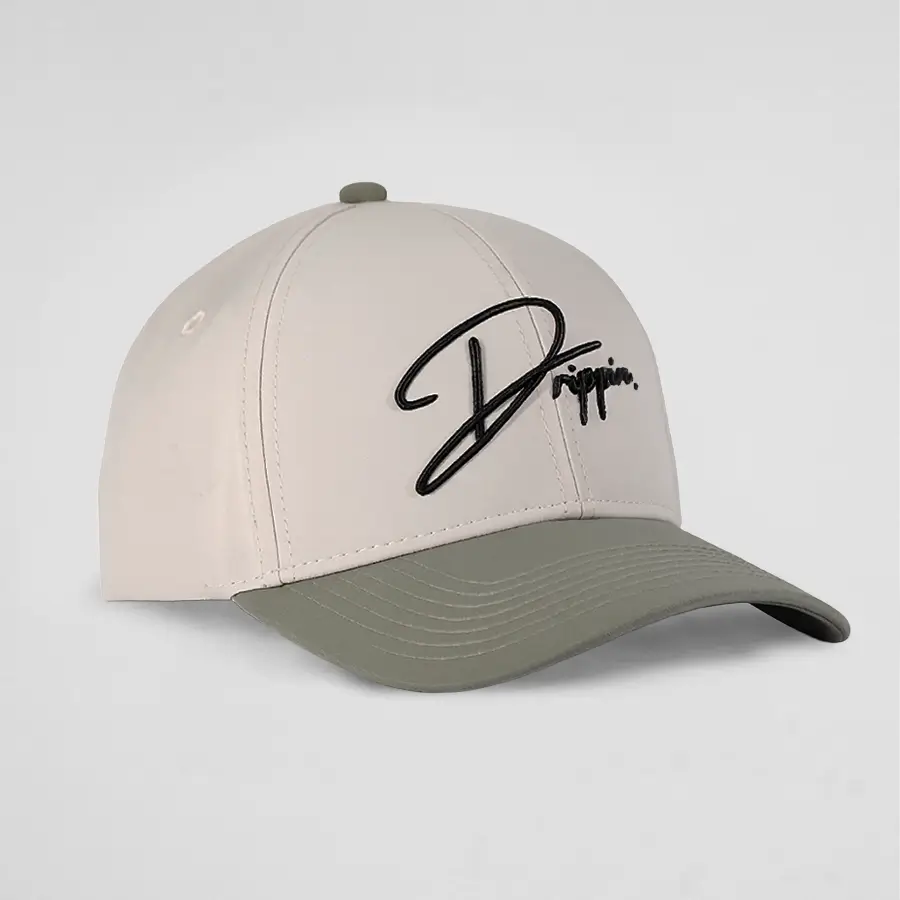Fall Cursive DRIPPIN Baseball Style Hat - Two Tone