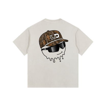 Drippy Icon Vintage Washed Oversized T-Shirt