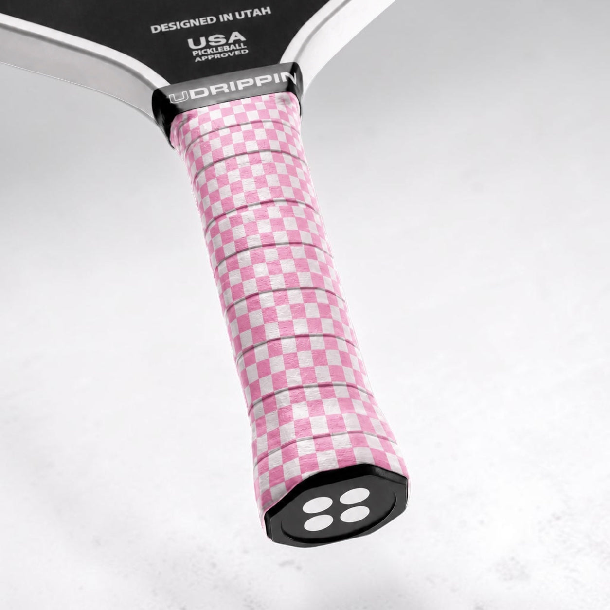 Pink/White Checkers - Custom Grips