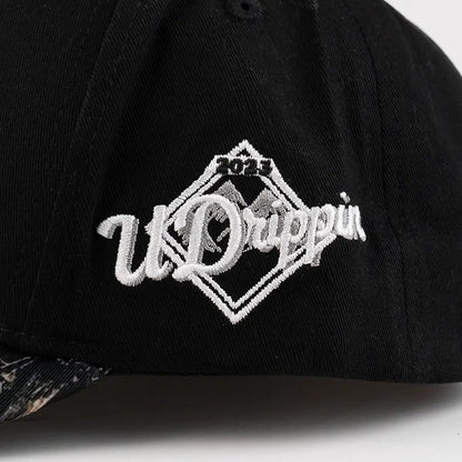 Cursive DRIPPIN Lifestyle Hat - Black/Camo