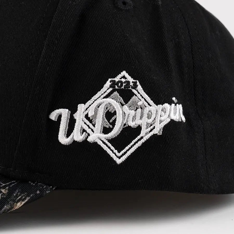 Cursive DRIPPIN Lifestyle Hat - Black/Camo