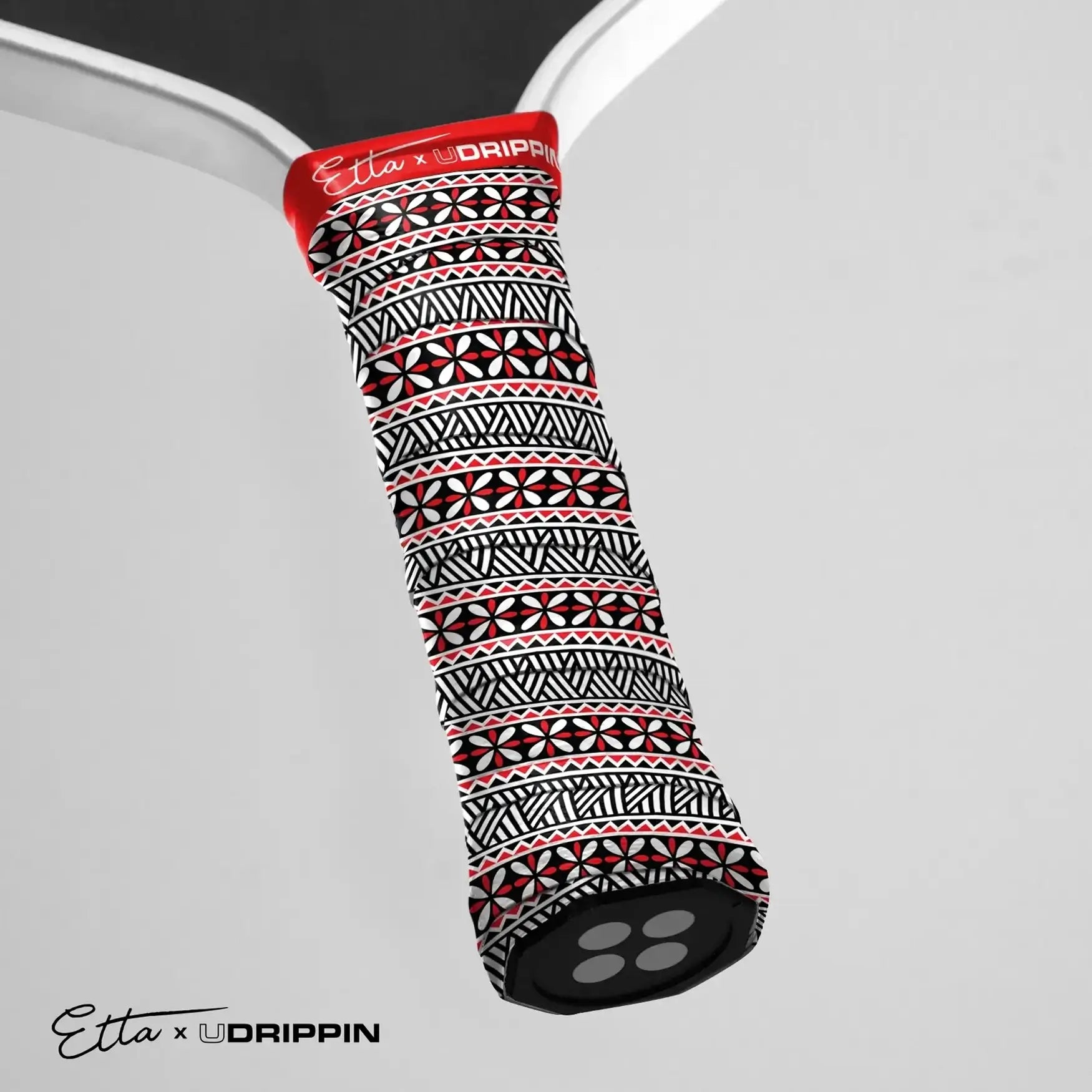 Etta Tuionetoa Black/White/Red - Custom Grips