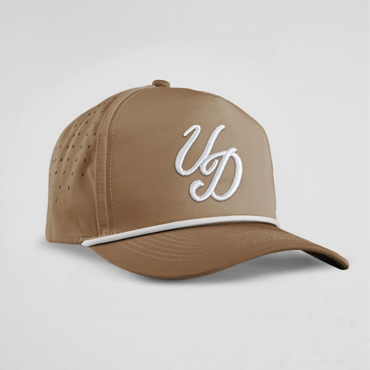 UDRIPPIN Cursive UD Performance Hat - Brown