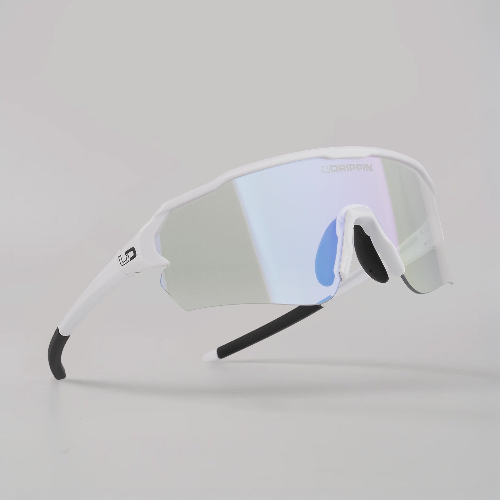 Load video: UDRIPPIN &quot;HAVOK&quot; Sunglasses - White
