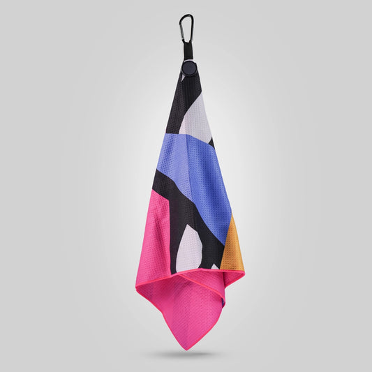 UDRIPPIN Pink 90's  Design - Magnetic Microfiber Towel