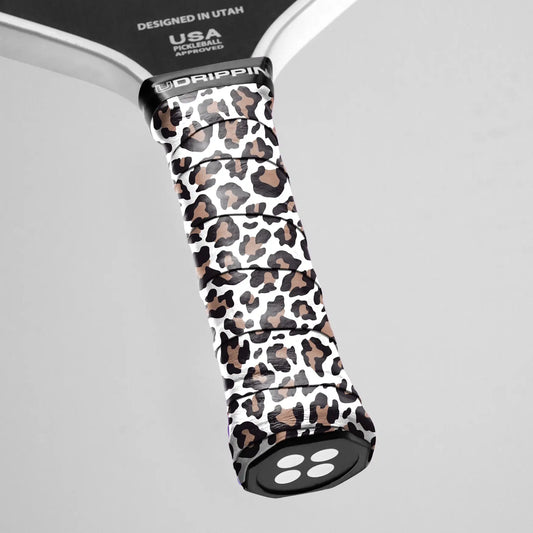 White Leopard Print- Custom Grips