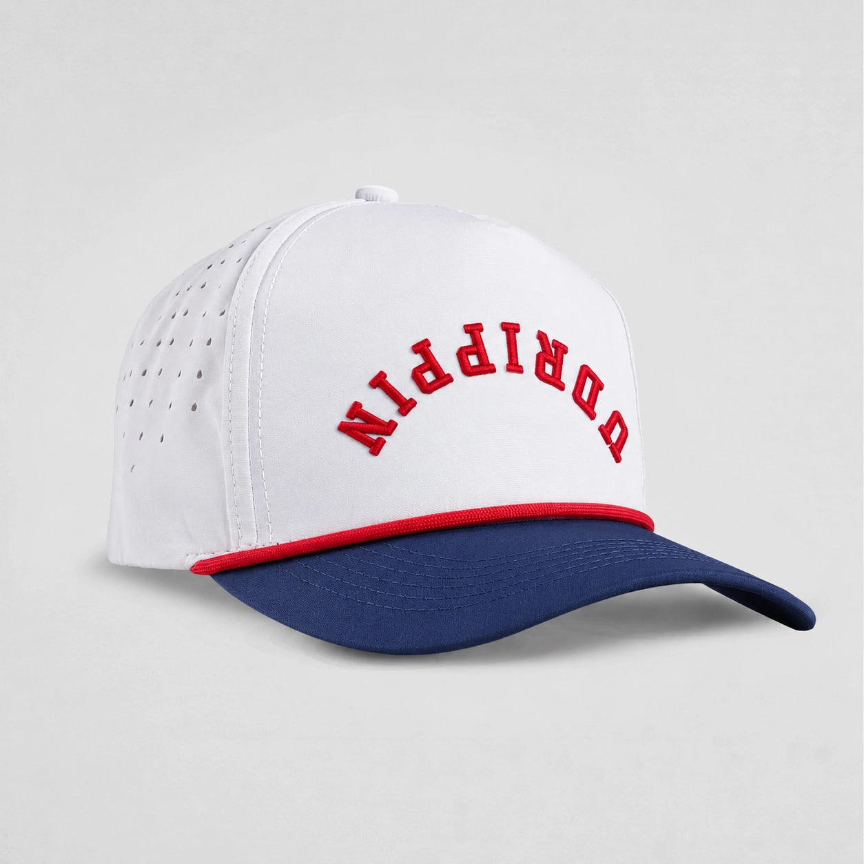 Upside Down UDRIPPIN Performance Hat - White / Navy